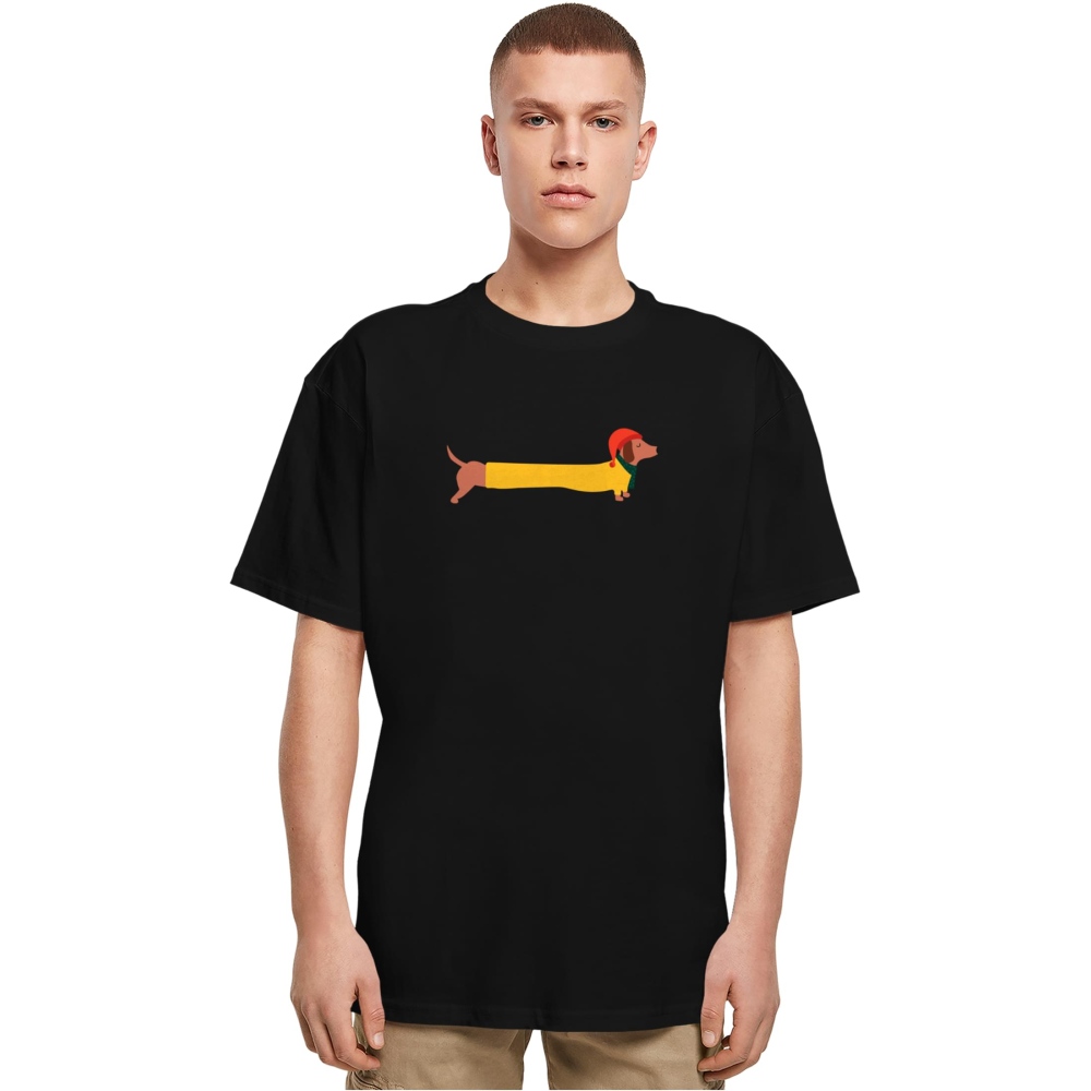 Merchcode - Christmas Dog Tshirt Homme - Noir